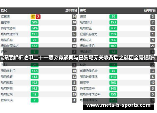 深度解析法甲二十一冠究竟缘何与巴黎毫无关联背后之谜团全景揭秘